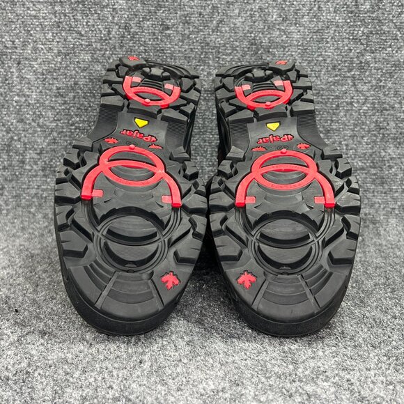 PAJAR Winter Boots Mens Size 9 Brown Leather Ice Gripper Spike Fishing Snow Cold - Picture 12 of 16